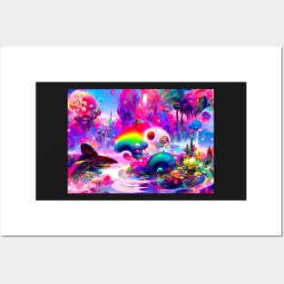 Color Globs | Rainbow Aquatica Posters and Art